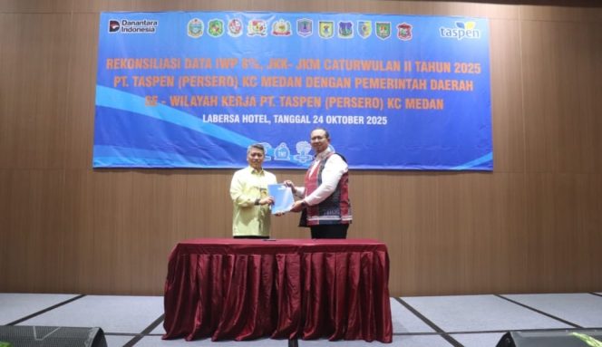 Pemkab Deli Serdang Raih Penghargaan Terbaik I Pembayaran Premi Iuran Wajib Pegawai 8 Persen