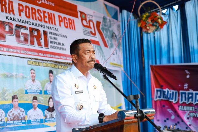 
					Buka Porseni PGRI di Batahan, Bupati Madina : Dukung Penguatan Sektor Pendidikan