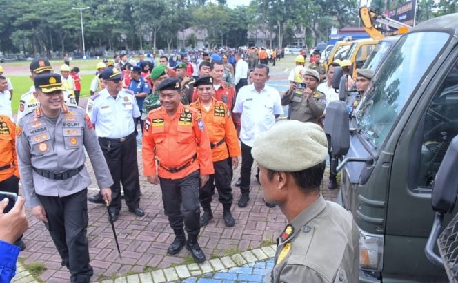 
					Wakil Bupati Deli Serdang Ikut Apel Kesiapan Tanggap Darurat Bencana ‎
