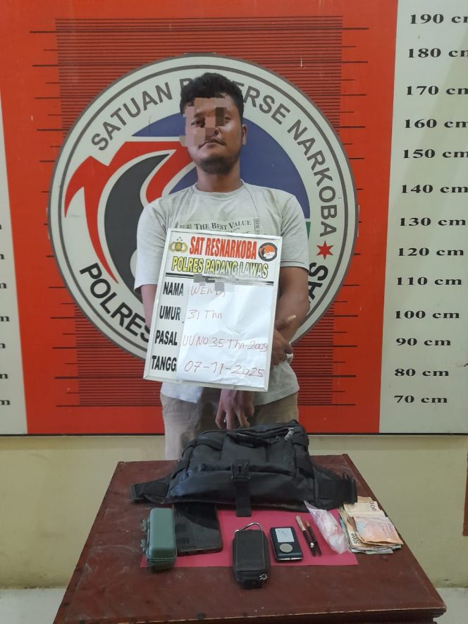 
					Usai Bandar, Sehari Kemudian Seorang Pengedar Sabu Di Ujung Batu I Ditangkap Satres Narkoba Polres Palas