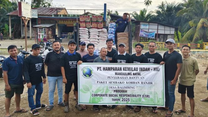 
					PT. HKI Bagikan Sejumlah Paket Sembako Kepada Korban Banjir di Wilayah Natal