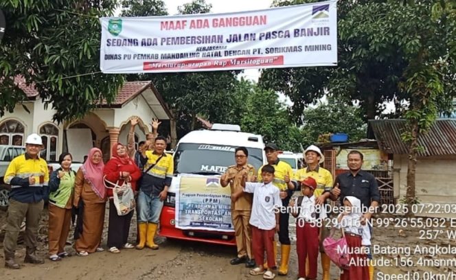 
					PT. Sorikmas Mining Gandeng Pemkab Madina Antar Jemput Anak Sekolah Muara Batang Angkola