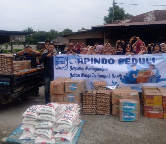 
					APINDO Deli Serdang Salurkan Bantuan Sembako untuk Warga Terdampak Banjir di Tanjung Morawa