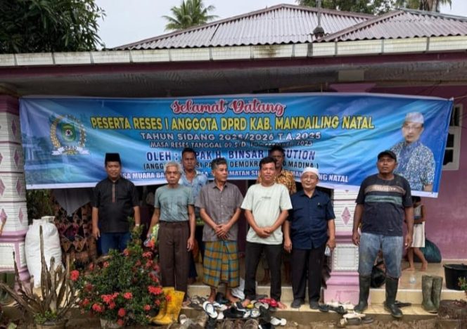 
					H.Binsar Nasution Jemput Aspirasi Masyarakat Desa Muara Batang Angkola