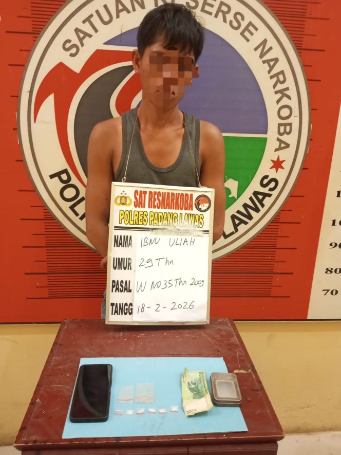 
					Satres Narkoba Polres Palas Amankan Terduga Pengedar Sabu-Sabu di Huragi