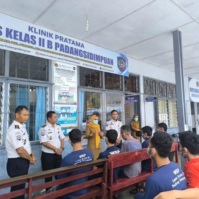 
					Lapas Padangsidimpuan Gelar Skrining TB, HIV, dan Kusta Bagi WBP Bersama Dinkes dan Puskesmas Pijorkoling