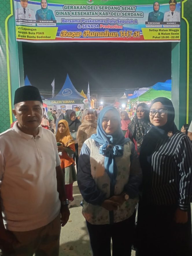 
					Bazar Ramadhan Tanjung Morawa Diserbu Ribuan Pengunjung, Hadirkan Stand Pengobatan Gratis dan Hiburan Artis Nasional