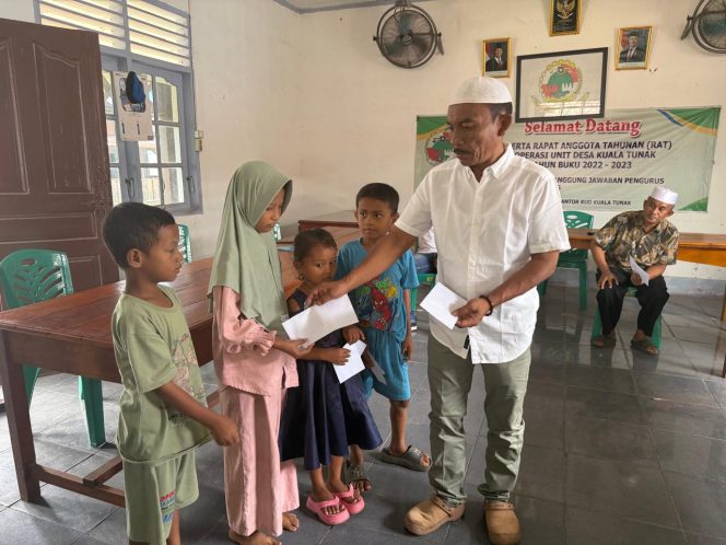 
					Indahnya Berbagi,KUD. Kuala Tunak Tabuyung Santuni Kembali Anak Yatim