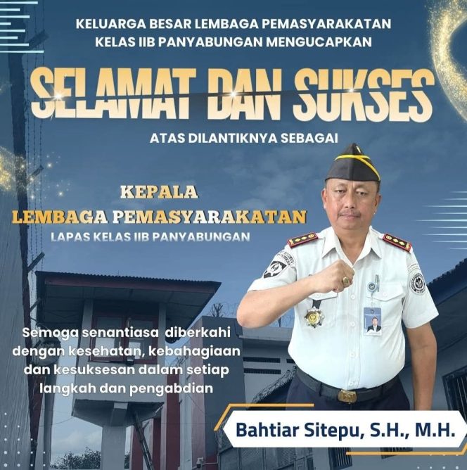 
					Tongkat Komando Lapas II B Panyabungan Berganti, Bahtiar Sitepu Resmi Jabat Kalapas Baru