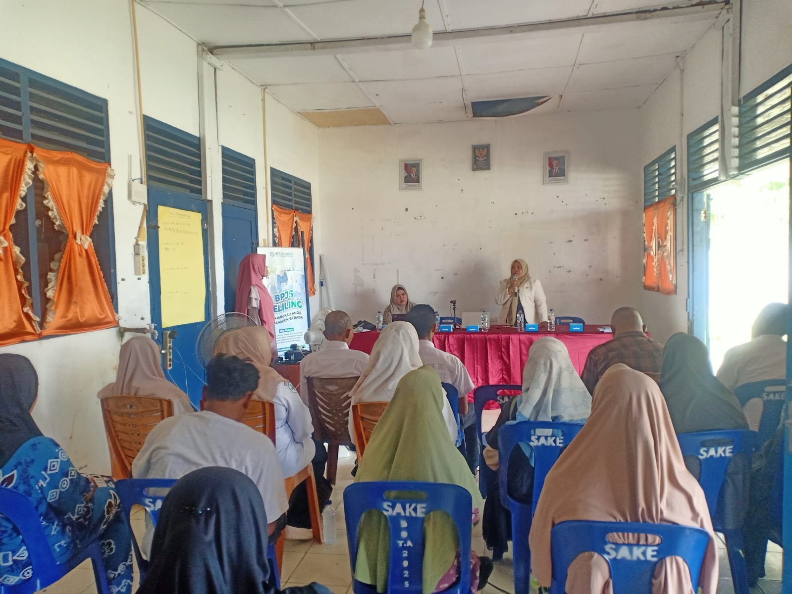 UPTD Puskesmas Batahan Fasilitasi BPJS Kesehatan Sosialisasi Pilar dan BPJS Keliling