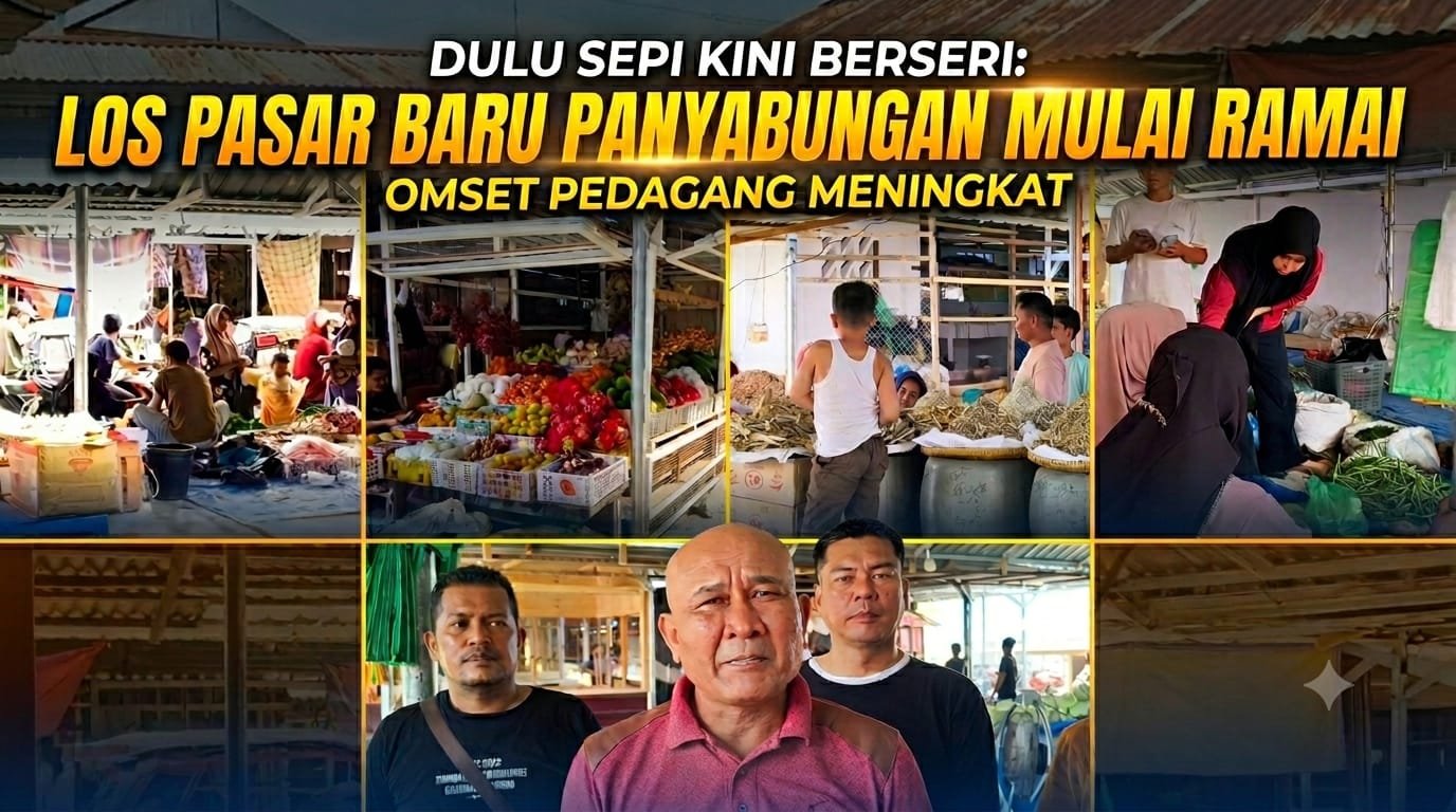 Dulu Sepi Kini Berseri: Los Pasar Baru Panyabungan Mulai Ramai, Omset Pedagang Meningkat