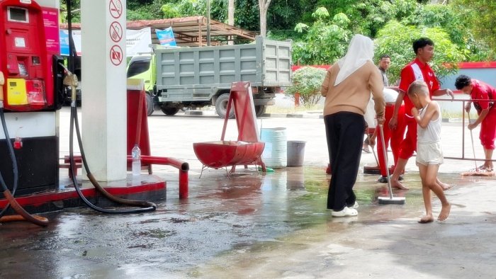 Kesaksian Petugas SPBU Saba Purba Terkait Kebakaran Mobil Tangki Siluman Saat Isi BBM