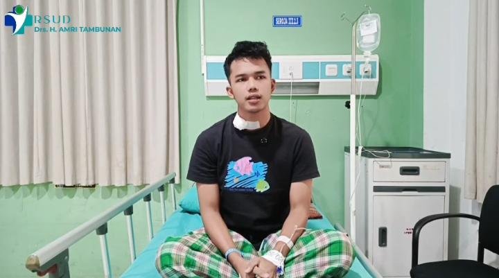 Ditembak Geng Motor di Tanjung Morawa, Biaya Operasi Korban Ditanggung Pemkab Deli Serdang Lewat Program PAS PULA