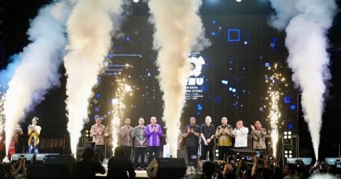 Bupati Tapsel  Hadiri Pembukaan Pekan Raya Sumatera Utara (PRSU) Ke- 50