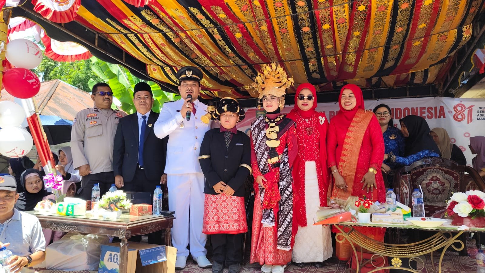 Pergelaran Devile dan Karnaval di Panyabungan Timur Berlangsung Semarak