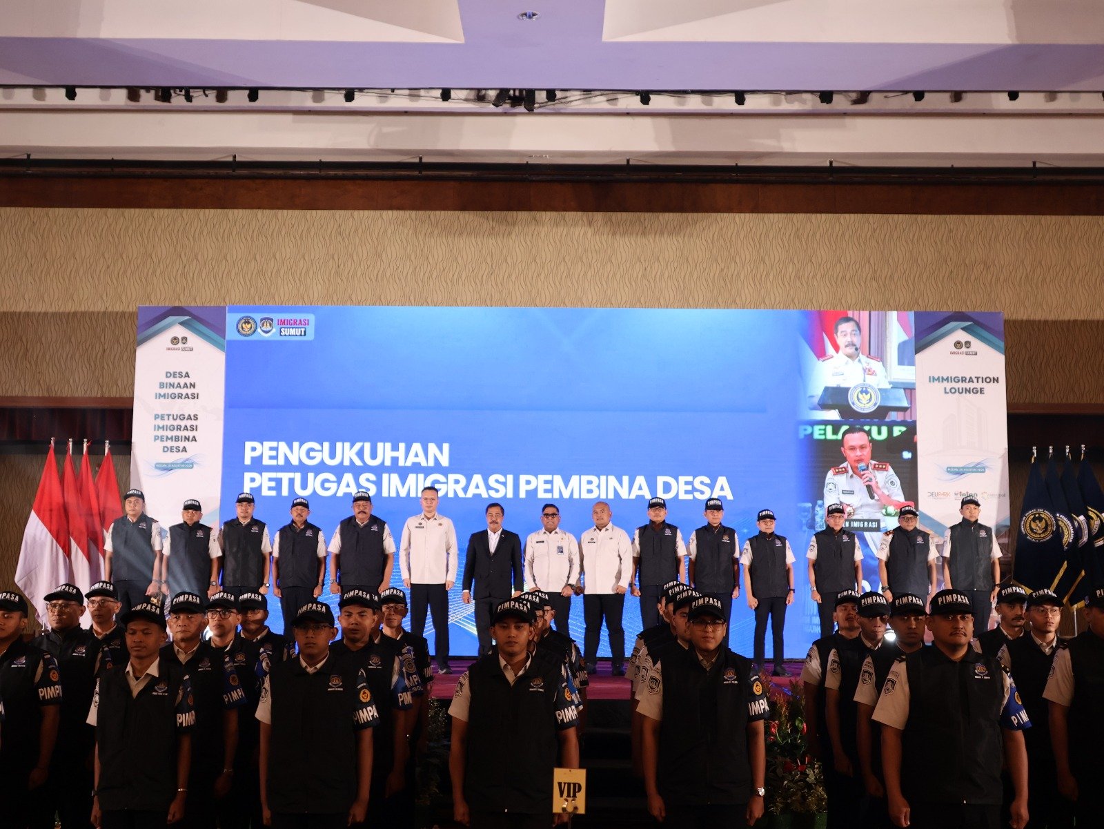 Perkuat Sinergi Keimigrasian, Kanim Mandailing Natal Ikuti Pengukuhan PIMPASA dan Peresmian Immigration Lounge